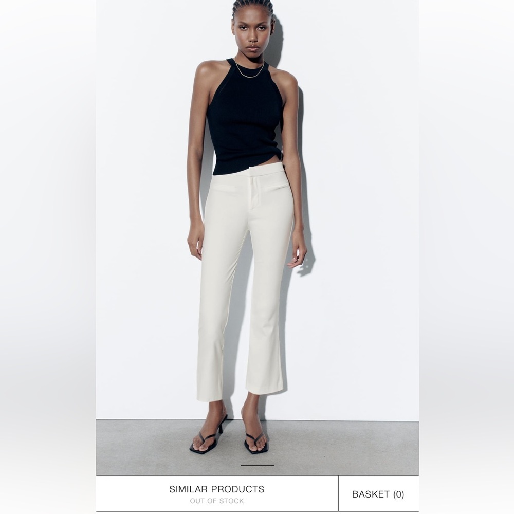 Zara mini flare pants - NWT